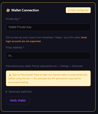 Wallet Not Connected